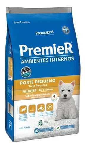 Alimento Premier Cachorro Raza Pequeña Pollo Salmón 2.5kg Np