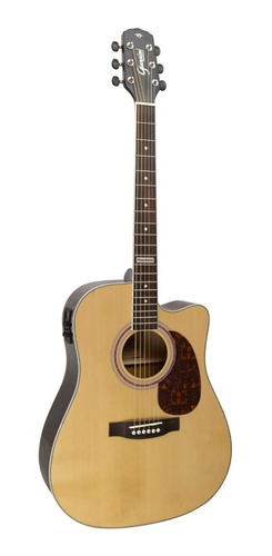 Violao Giannini Folk Cutaway Eletroacustico Gf-1d Ceq N