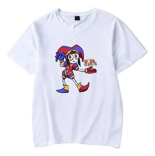 Polera Unisex Digital Circus Harlequin Algodon Estampado