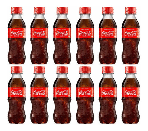 Refrigerante Coca Cola 200 Ml Fardo Com 12 Coca-cola Tradicional