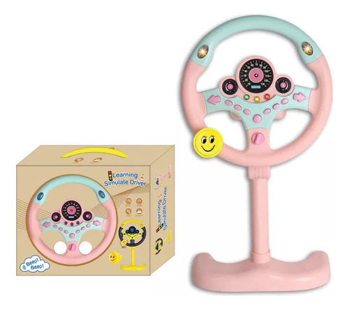 . Volante De Simulação De Brinquedo Para Um Banco Traseiro
