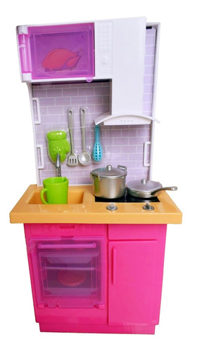 Muñeca Paloma Chef Cocina Cocinera Cod 7564 Babie Bigshop