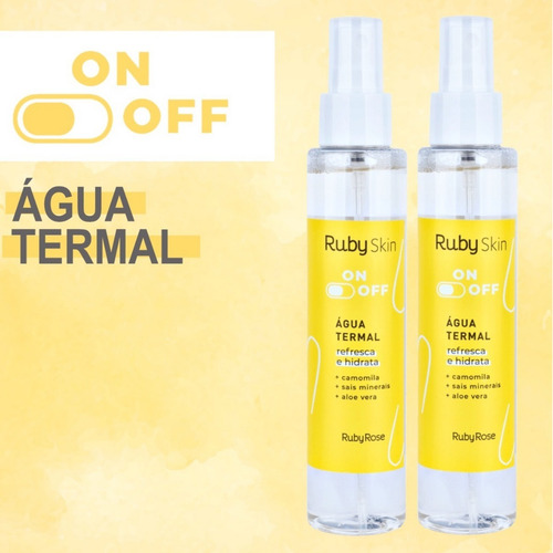 Imagem 5 de 10 de Água Termal Linha On + Off Ruby Rose