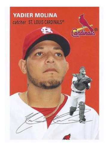 2012 Topps Archives 14 Yadier Molina Cardinals Mlb Tarjeta D