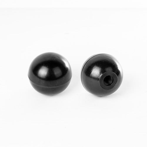 Bola Esfera De Baquelite 32mm - Rosca 5/16 Com 10 Peças Cor Preto