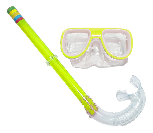 Kit Mergulho Snorkel + Óculos Infantil Piscina Mergulhador