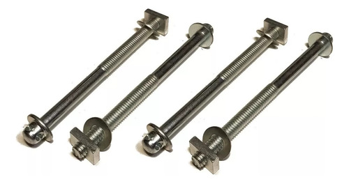 Pernos Para Cama 3/8 X4 1/2(pack De 4 Pernos+golilla+tuerca)