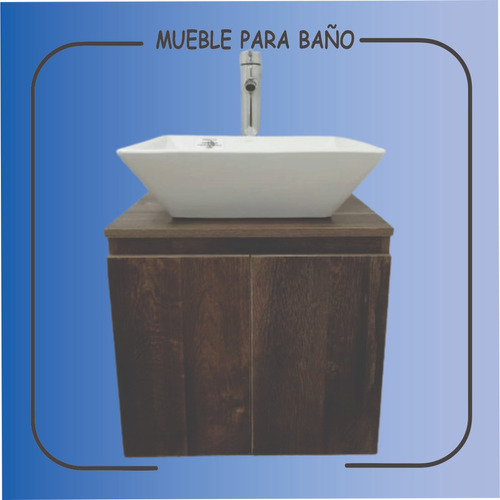 Mueble Para Baño Con Lavamanos, Aéreo, Moderno 009