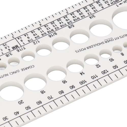 White White And Nut Identifier Gauge Thread Checker M3 To
