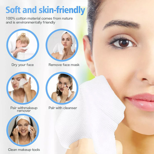 Dos Envases De Toallas Desechables De Lavado Facial