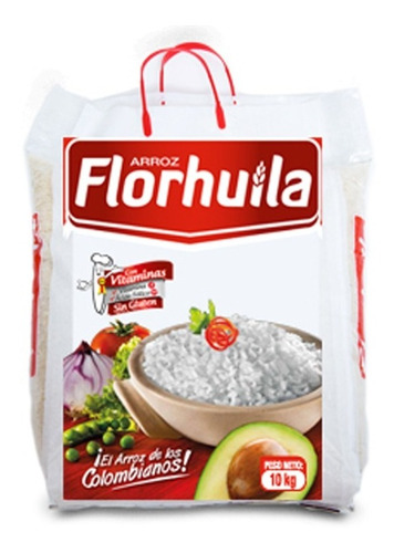 Arroz Florhuila X10000g - Kg a $4890