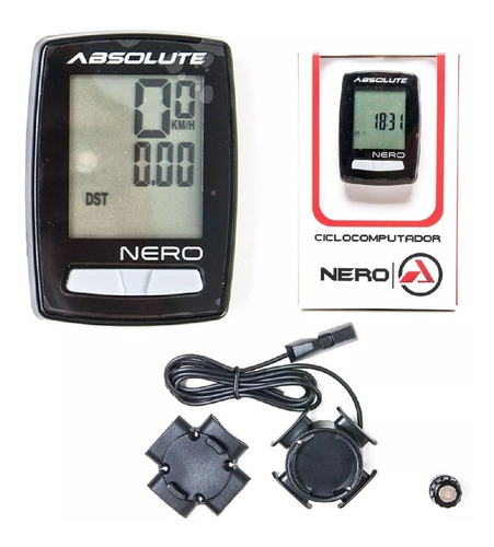 Ciclo Computador Absolute Nero 10 Funções Velocimetro Bike