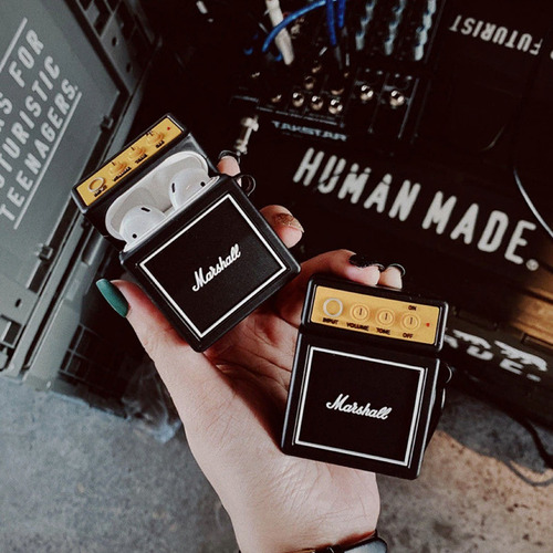 Imagen 4 de 6 de Funda Case Carcasa De Silicona Para AirPods Pro - Marshall