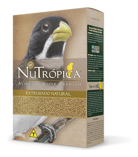 Nutrópica Ração Extrusado Natural Para Coleiros 300g