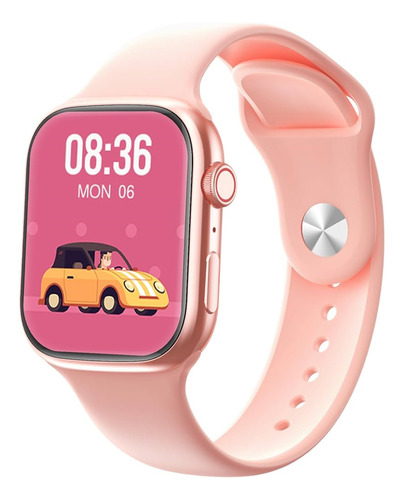 Reloj Inteligente I9 Pro Max Smartwatch 45 Mm Llamadas Notificaciones Deportes Sensor De Ritmo Cardiaco Isdewatch Rosa