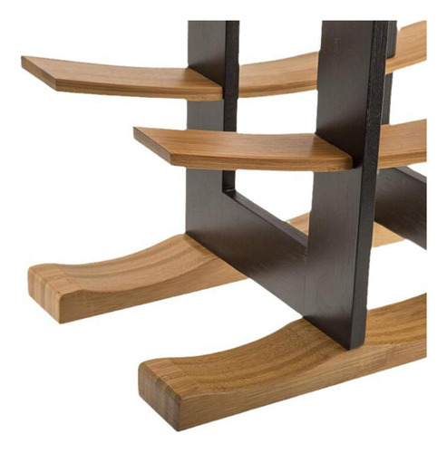 Soporte De Botella De Vino Rack Crafts Mapeop Marrón