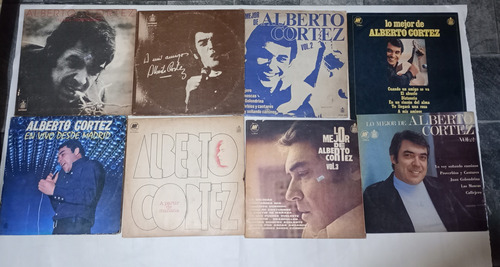Alberto Cortez Lote X 10 Discos (l.ps) Incluye Álbum Doble (Usado)