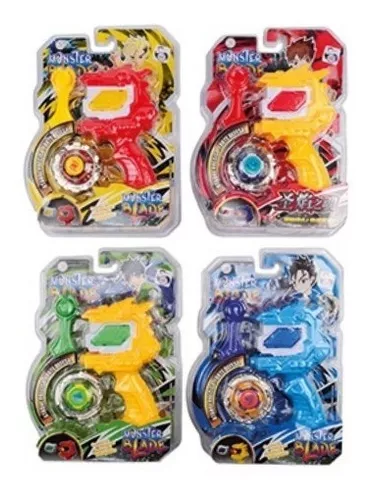 Kit Beyblade Burst Grip+lançador Varios Modelos Disponiveis