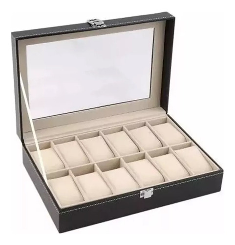 Elegante Organizador Estuche Caja 12 Relojes Sippo