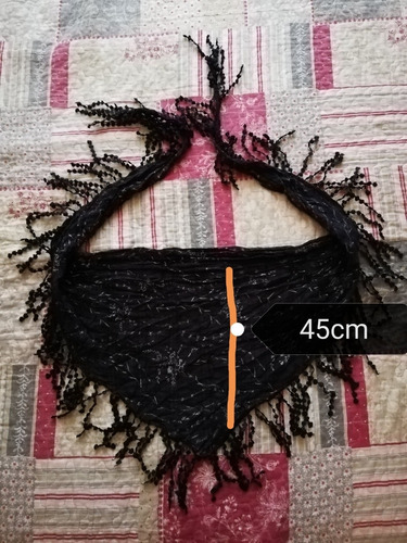 Manto Para Belly Dance Negro