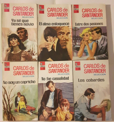Carlos De Santander Colección Carola Años 60s X 24 Unidades