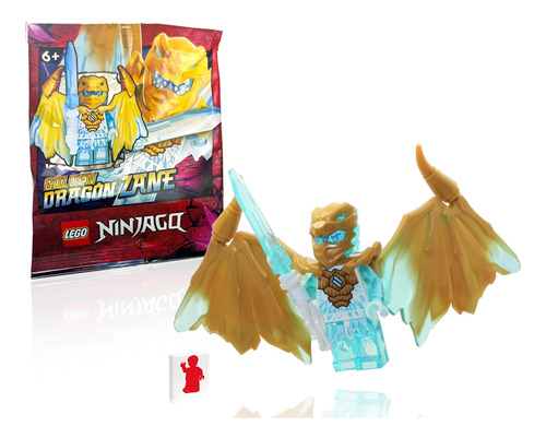 Lego Ninjago Minifiguración Cristalizada - Zane (dragón Dora