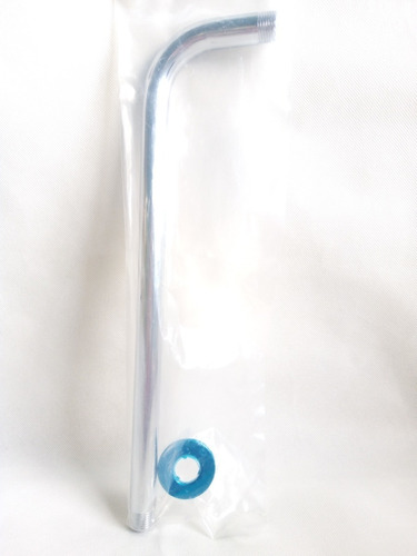 Imagen 2 de 3 de Tubo Para Ducha Acero Inoxidable 45cm Lujo