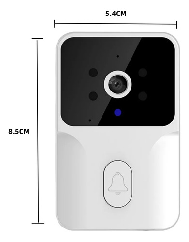 Timbre Inalámbrico Inteligente Seguridad En El Hogar Ipv6 Impermeable Con Cámara Para Visión Nocturna