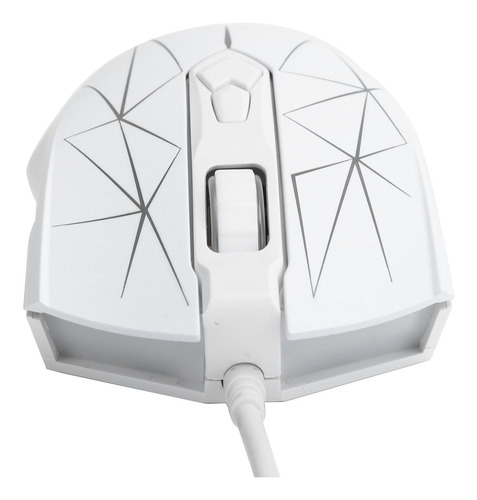 Mouse Rgb Streamer Ajazz Con Cable, 7 Botones, Dpi Ajustable