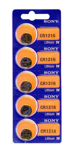 Pila Sony Cr1216 - X20 Unidades - 4 Blisters