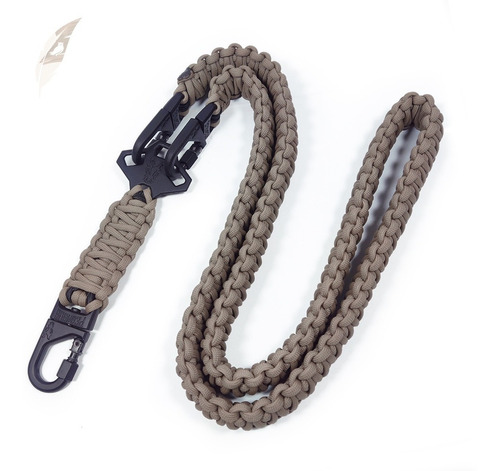 Bandoleira Tática 1 E 2 Pontas Police Pegasus - Paracord Tan