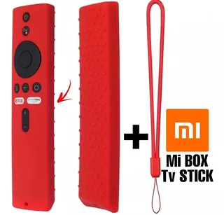 Case Protector Funda Control Pa Xiaomi Mi Box Tv Stick -rojo