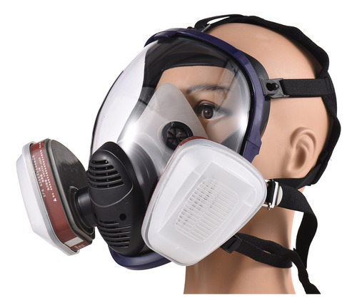 Máscara De Seguridad, Cubierta Protectora Química, Máscara F