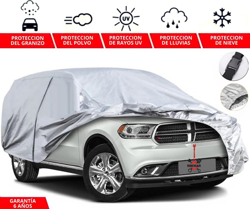 Lona Cubreauto Con Broche Impermeable Durango 2016