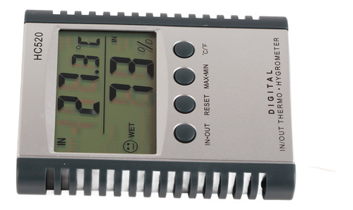 Medidor De Temperatura Y Humedad, Termómetro Digital Lcd