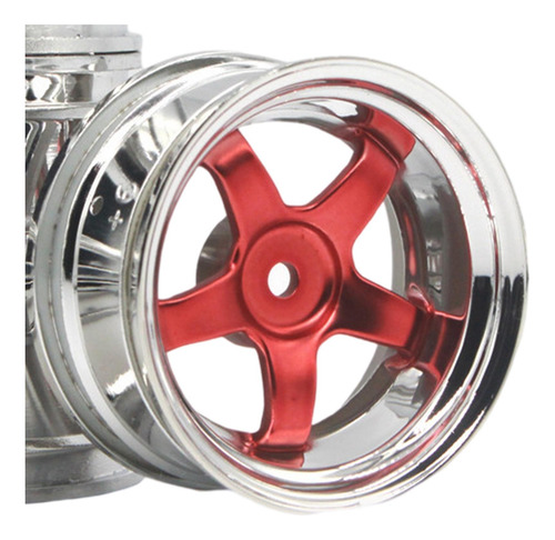 Paquete De 4 Llantas De 26 Mm, Buje Hexagonal De 12 Mm, Azul