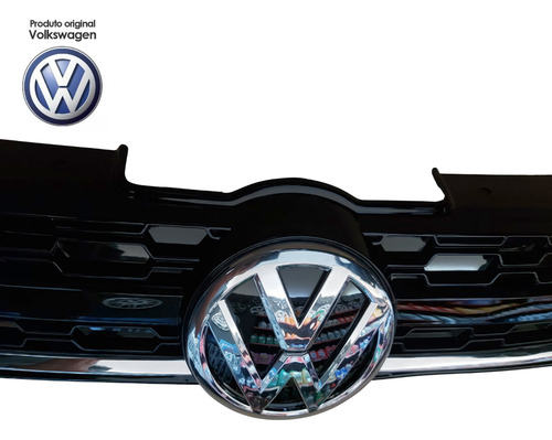 Grade Radiador Com Emblema Vw Saveiro Cross G6 Original