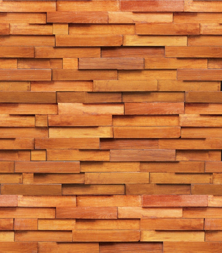 Imagen 1 de 10 de Papel Tapiz Paneles De Madera Moderno Autoadherible Pared