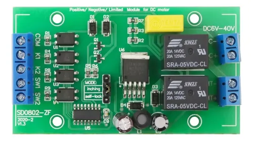 Driver Motor Dc Puente H Tks-m8 4-40v 20a Arduino 