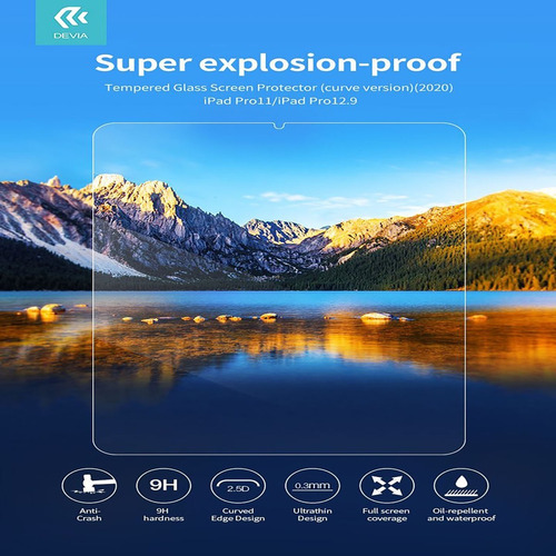 Imagen 4 de 4 de Mica iPad Pro 11 2018/2020/2021 Devia Pet Transparente