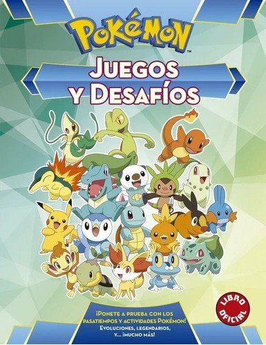 Libro Pokémon Juegos Y Desafíos