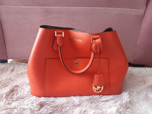 Bolsa Michael Kors Naranja Original 