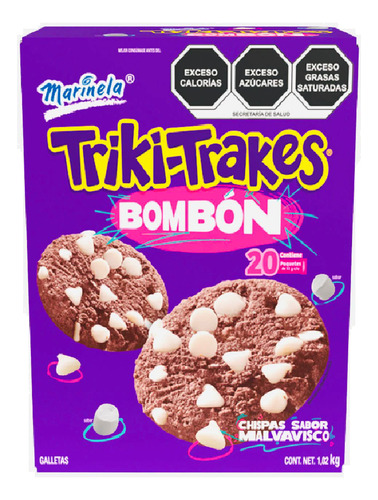 Galletas Triki-trakes Con Chispas Sabor Malvavisco 1.02 Kg