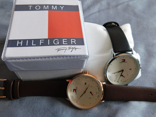 #tommy Hilfiger Várias Cores Pulseira Legítima S/ Uso Leia! Marrom Rosê Branco (Recondicionado)