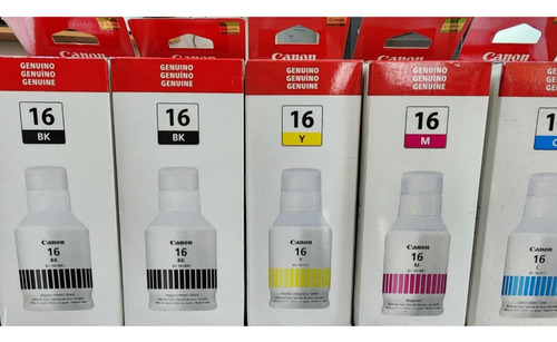 Pack 5 Tintas Canon Gi-16 Originales