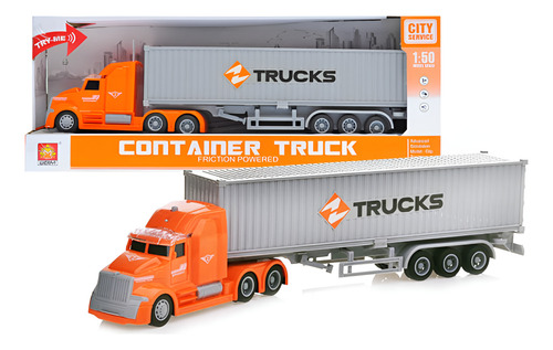 Camion Juguete Contenedor Container Truck Con Luz Y Sonido