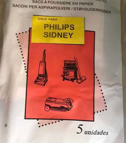 Imagen 4 de 4 de Kit Bolsas Y Filtros Para Aspiradoras Philips Impact Sidney