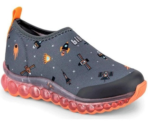 Zapatillas Led Luces Bibi 25/30 Art 1079175 Prende Al Pisar