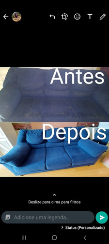 Imagem 3 de 5 de Lavagem De Sofá E Estofados Em Geral