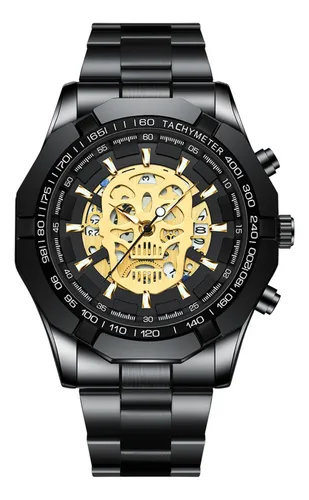 Reloj diesel calavera transparente hotsell